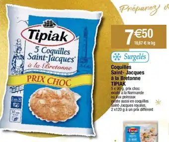 Migros Coquilles Saint-Jacques à la Bretonne ΤΙΡΙΑΚ offre