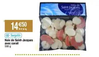 Migros Surgelés Noix de Saint-Jacques avec corail offre