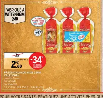 Intermarché PÂTES D'ALSACE NIDS 2 MM offre