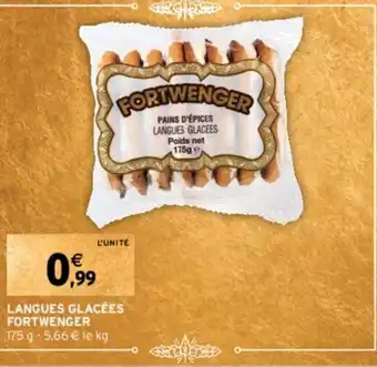 Intermarché LANGUES GLACÉES FORTWENGER offre