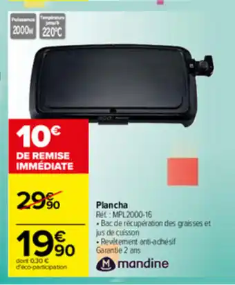 Carrefour Plancha offre