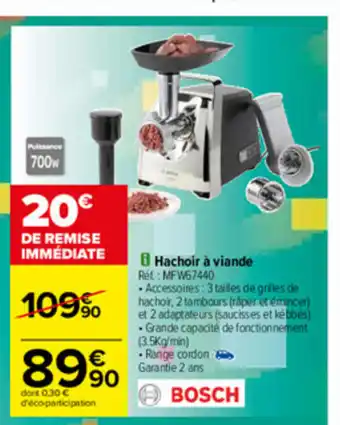 Carrefour Hachoir a Viande offre