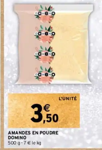 Intermarché AMANDES EN POUDRE DOMINO offre