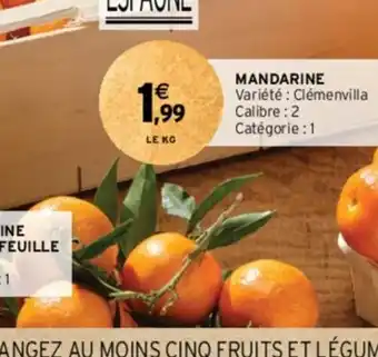 Intermarché MANDARINE offre