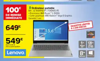 Carrefour Ordinateur Portable offre