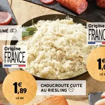 Intermarché CHOUCROUTE CUITE AU RIESLING offre