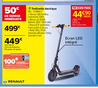 Carrefour Trottinette èlectrique offre