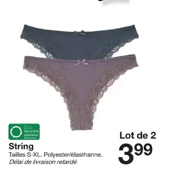 Zeeman String offre