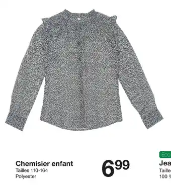 Zeeman Chemisier Enfant offre