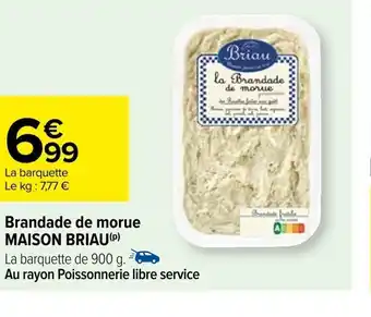 Brandade de morue MAISON BRIAU