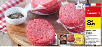 Carrefour 5 steaks hachés offre