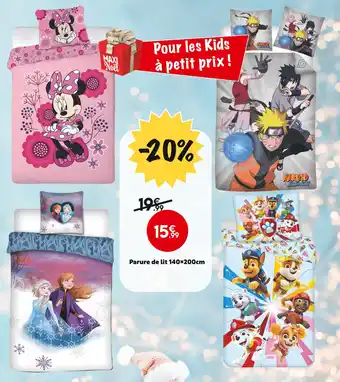 Maxi Bazar Parure de lit 140x200cm offre