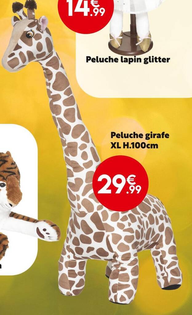 Promo Peluche girafe chez Maxi Bazar