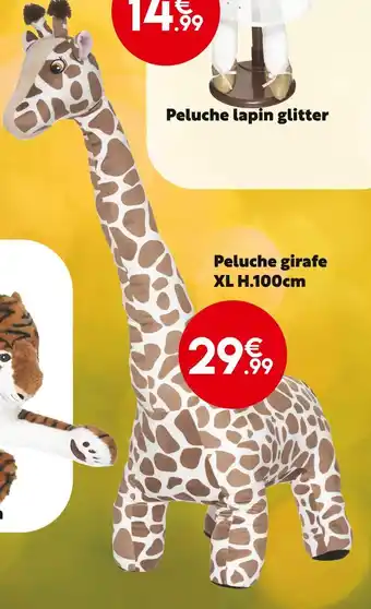 Maxi Bazar Peluche girafe offre