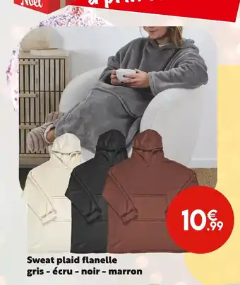 Sweat plaid flanelle