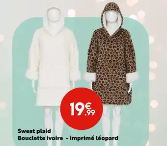 Maxi Bazar Sweat plaid offre