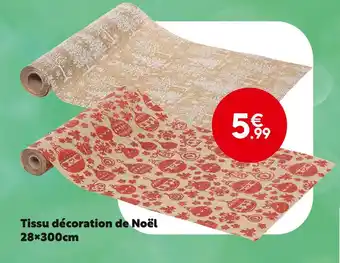 Maxi Bazar Tissu décoration de noël offre