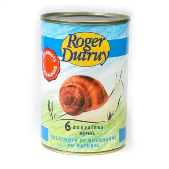 Match Roger dutruy escargots de bourgogne moyens offre