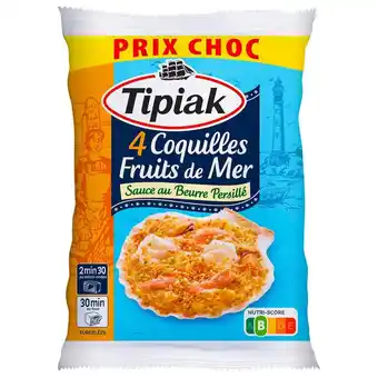 Match Tipiak coquilles fruits de mer offre