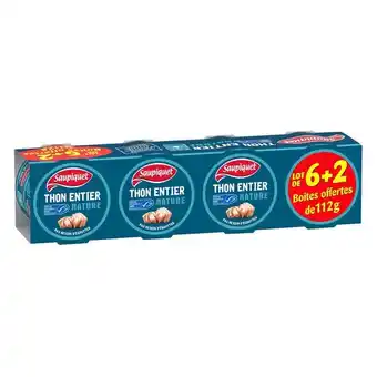 Carrefour Saupiquet thon entier nature msc offre