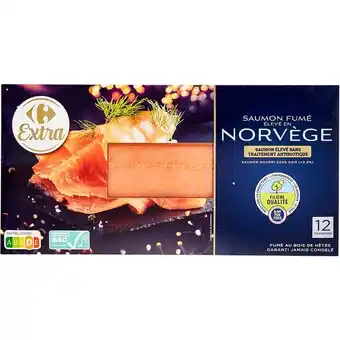 Carrefour Carrefour extra saumon fumé filière qualité offre