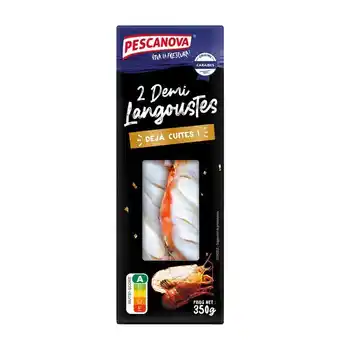 Carrefour Pescanova deux demi-langoustes cuites surgelées offre