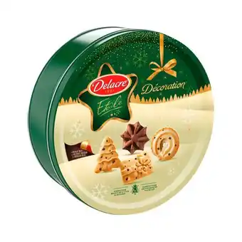 Carrefour Market Delacre boîte biscuits de noël etoile offre