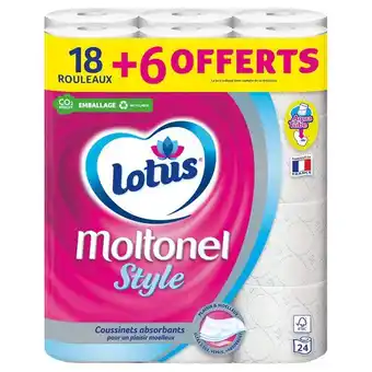 Carrefour Market Lotus papier toilette moltonel offre