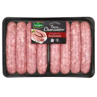Carrefour Market 8 saucisses de toulouse socopa offre