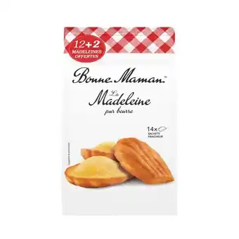Carrefour Market Bonne maman madeleines pur beurre nature offre