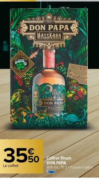 Carrefour Coffret rhum don papa offre