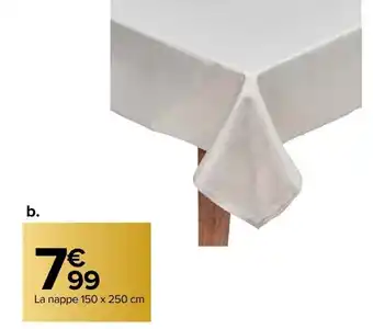 Carrefour Nappe offre