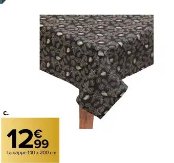 Carrefour Nappe splendor offre