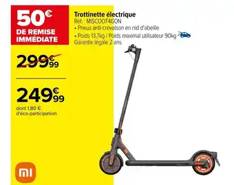Carrefour Trottinette électrique offre