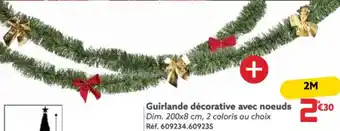 Gifi Guirlande décorative avec noeuds offre