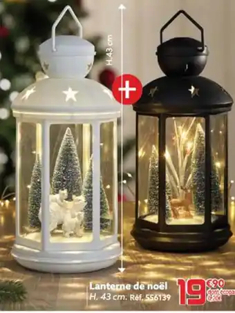 Gifi Lanterne de noël H. 43 cm. Réf. 556139 offre