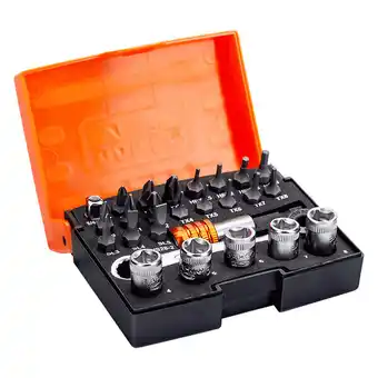 Set de douilles et d'embouts de vissage 1/4 bahco 2058/s26 (26 piĂšces)