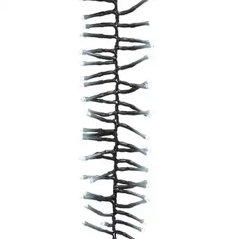 Bricomarché Vidaxl guirlande lumineuse à led groupées 2000 led blanc froid 17m pvc offre