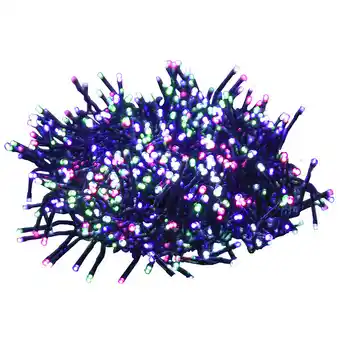 Bricomarché Vidaxl guirlande à led groupées 1000 led multicolore pastel 11 m pvc offre