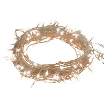 Bricomarché Vidaxl guirlande led avec 400 led blanc chaud 40 m pvc offre