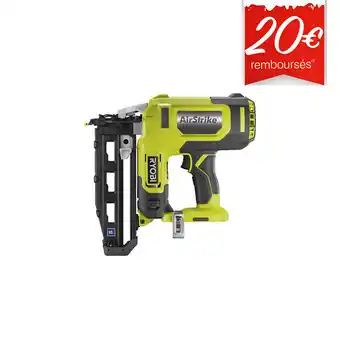 Bricomarché Cloueur de finition à air comprimé ryobi 18 v oneplus - 16 g - sans batterie ni chargeur - r16gn18-0 offre