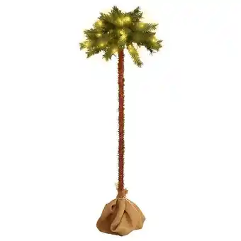 Bricorama Vidaxl palmier artificiel avec led 180 cm offre