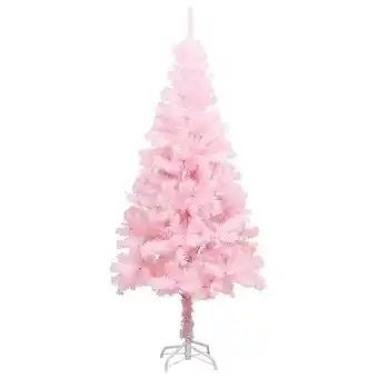 Bricorama Vidaxl sapin de noël artificiel avec support rose 180 cm pvc offre