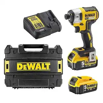 Bricorama Visseuse à chocs dewalt dcf887p2-qw 18v (2 x 5 ah) li-ion xr moteur sans charbon offre