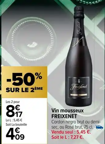 Carrefour Market Vin mousseux FREIXENET offre