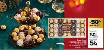 Carrefour Market Assortiment FERRERO COLLECTION offre