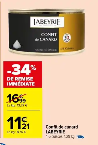 Confit de canard LABEYRIE