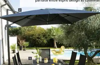 Parasol Excentré 4x3 M