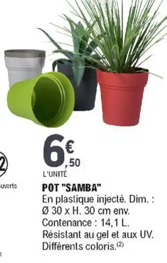 E.Leclerc Pot samba offre