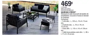 E.Leclerc Salon bas 5 pièces offre